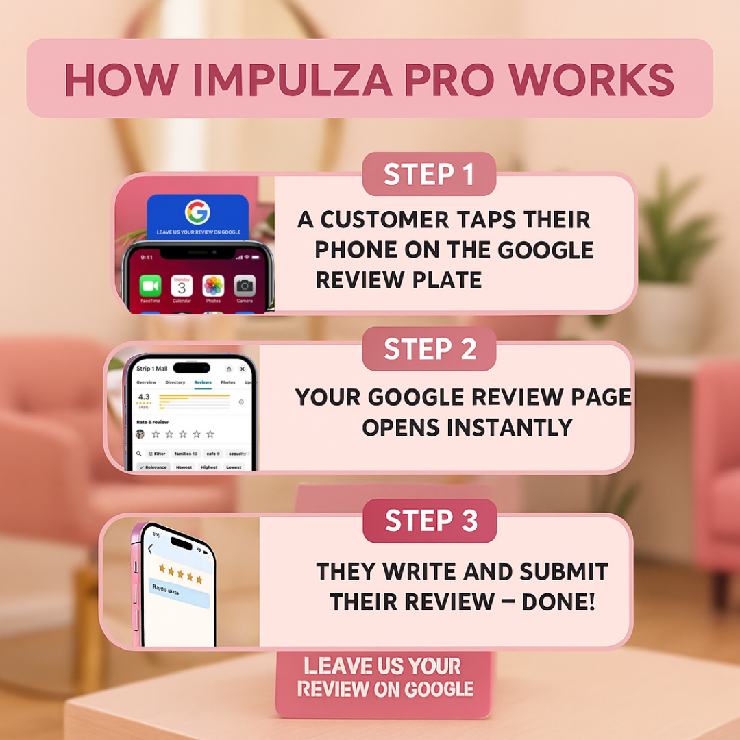 Hair Salon Google Review Plate