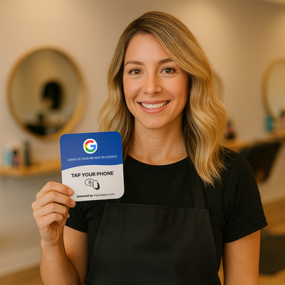 Hair Salon Google Review Plate