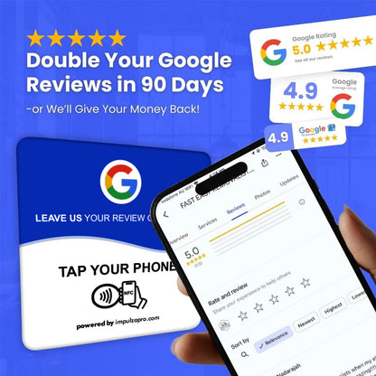 Google Review Plate